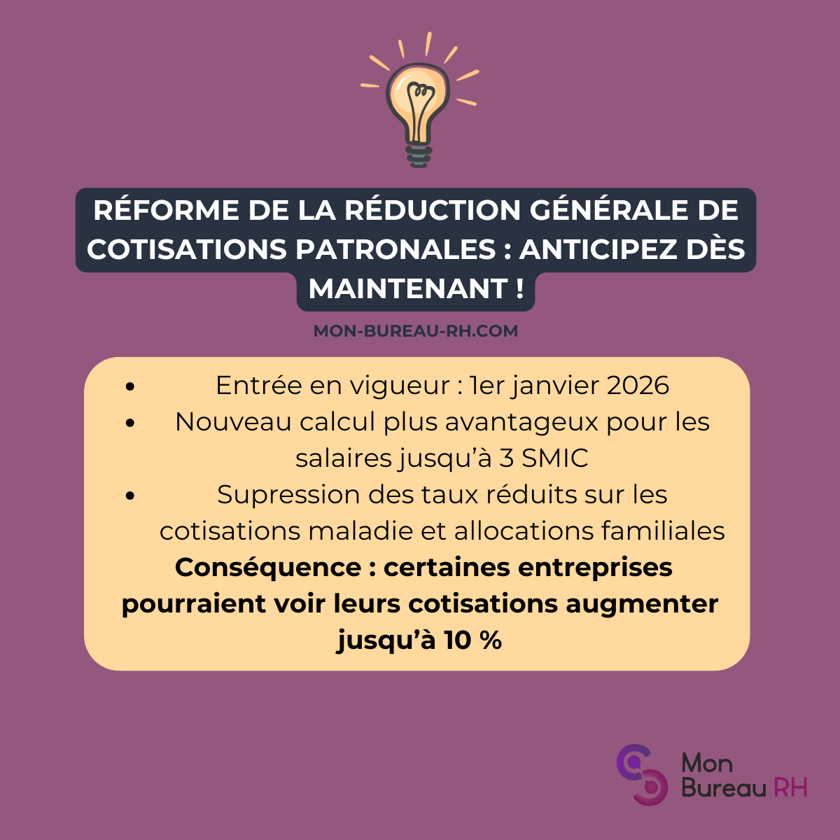 Réduction générale de cotisations patronales : ce que les entreprises doivent savoir pour 2026