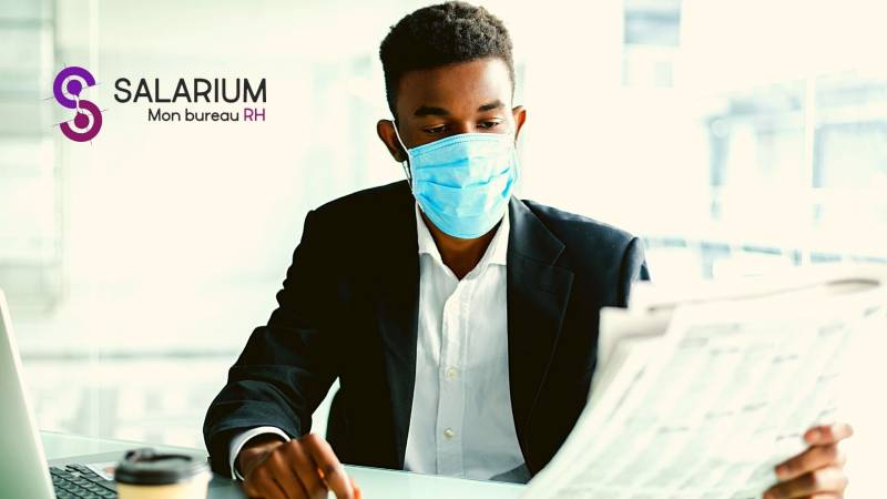 Homme masque covid-19